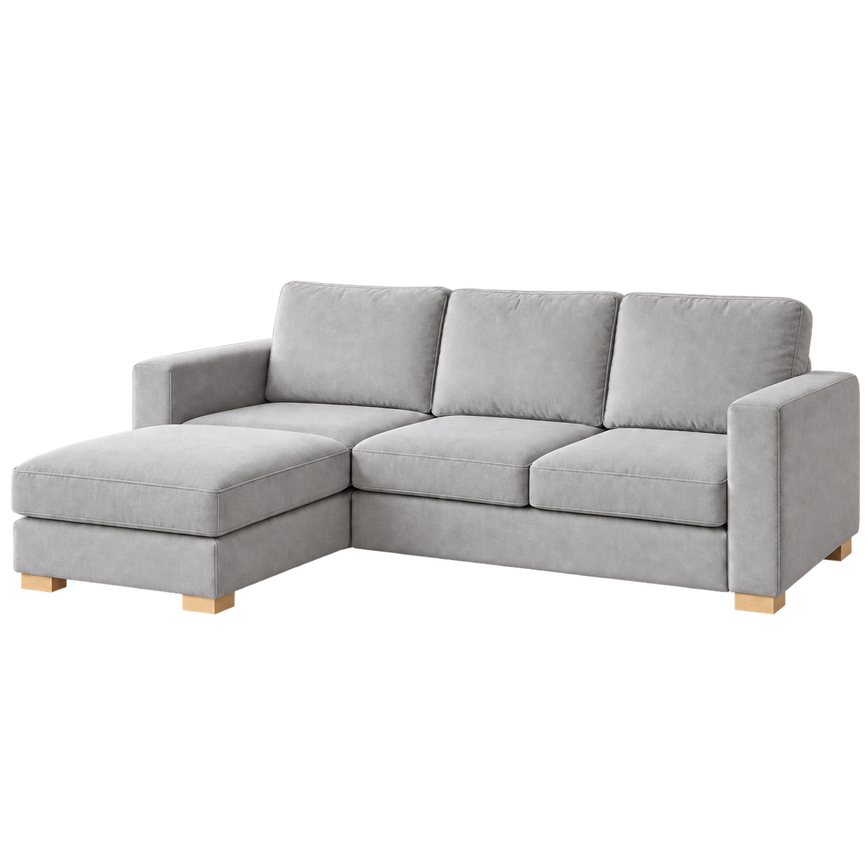 Vista del Sillón Italiano con el tapizado seleccionado