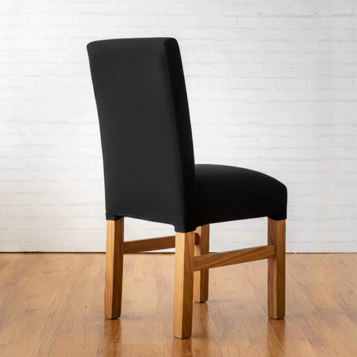 Silla tapizada (Chenille – Negro, Paraiso)