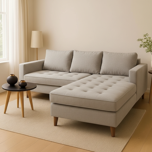 Sillón Cata (210x160, Lino (Spazio) – Stone, Movil)