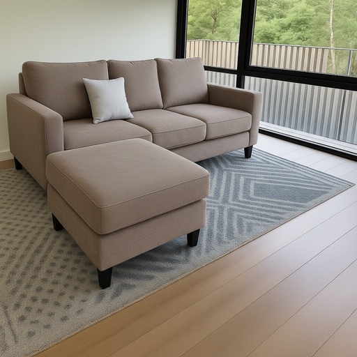 Sillon italiano (210x90, Pana Antimanchas Floyd 330 – Vison, Sin apoyabrazos)