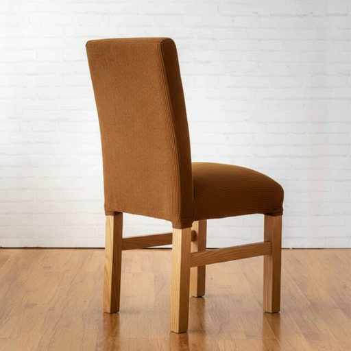 Silla tapizada (Pana Antimanchas Sunny - Bronze, Paraiso)