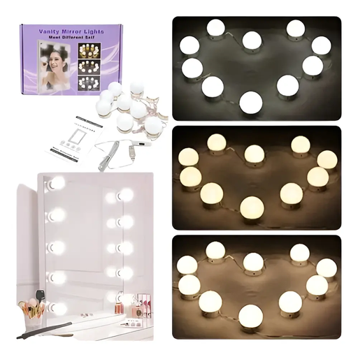 Bombilla luz led para espejo tocador maquillaje usb