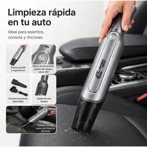 Aspiradora de mano inalambrica portatil recargable