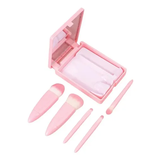 Kit de brochas para maquillaje *5pcs tornasolado
