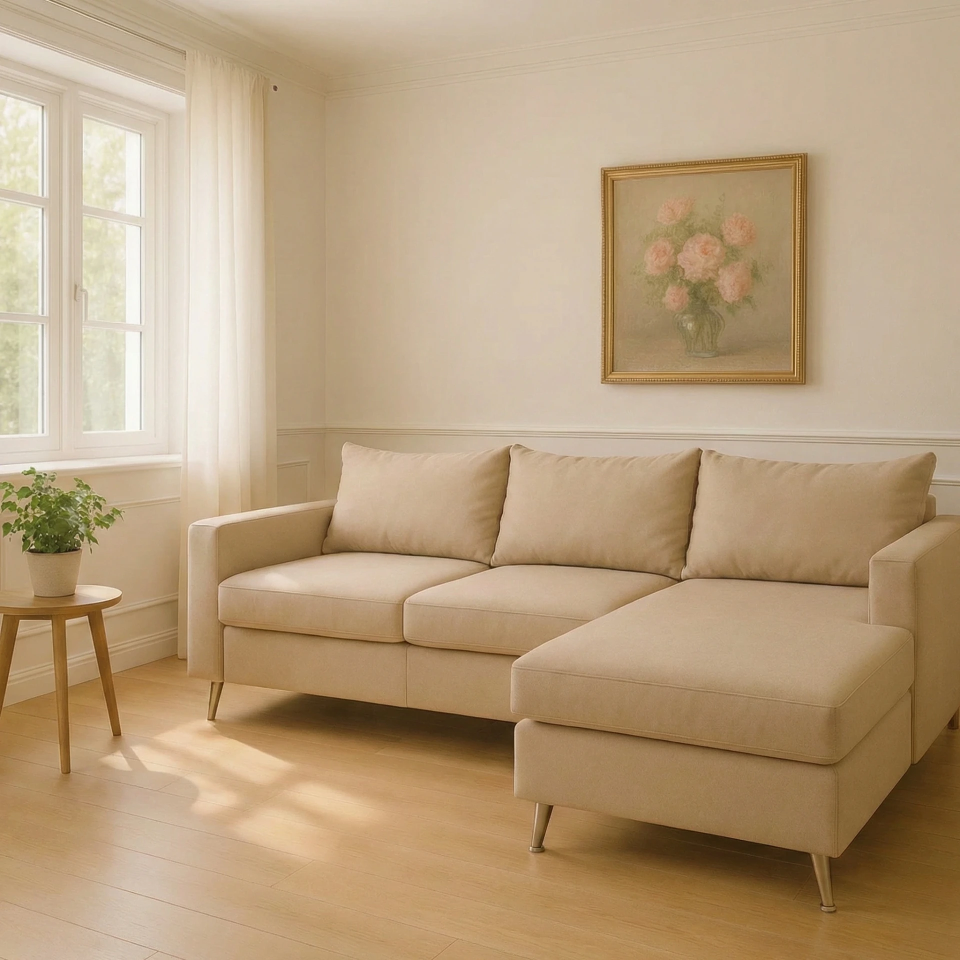 Sillón Deco (210x160, Pana Cross – Verde Ingles)