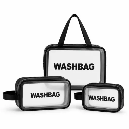 [443434661] Set 3 Neceser Washbag Porta Cosméticos