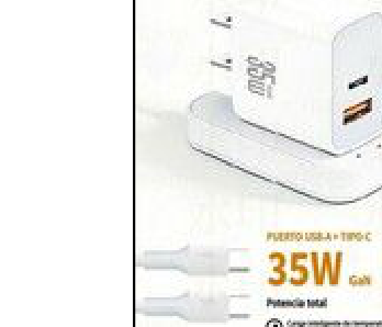[443434805] Cargador 20W USB A + C 60W Carga Rapida