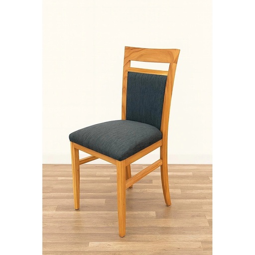 Silla Tapita (Chenille – Negro)
